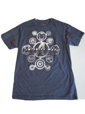 Avengers Short Sleeve T-shirt Youth  Sm Graphic Print Crew Neck Marvel